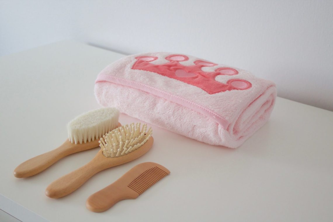 bamboo baby hair brush